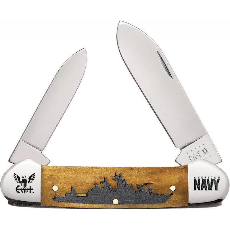 Navy Canoe Antique Bone