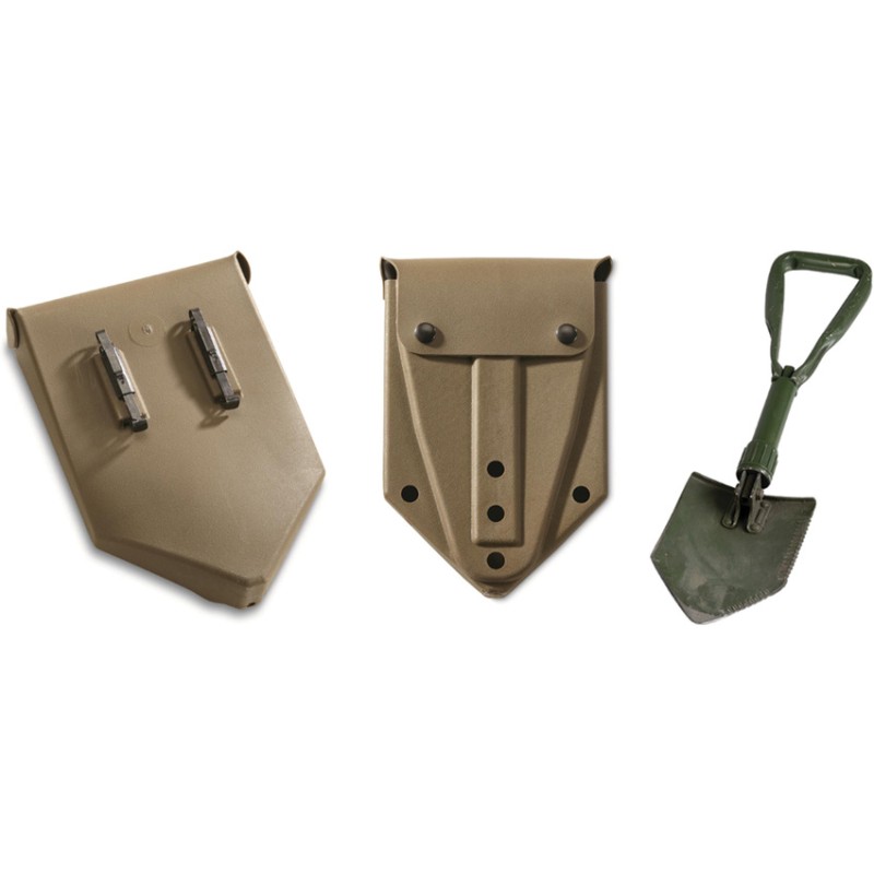 German OD Tri Fold Shovel Used