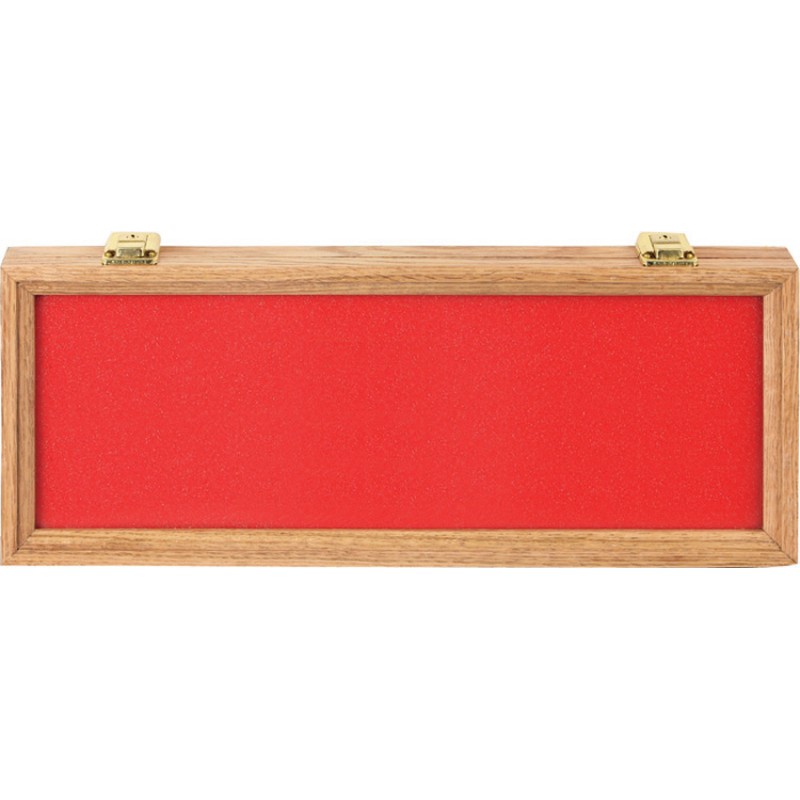 Oak And Glass Display Case