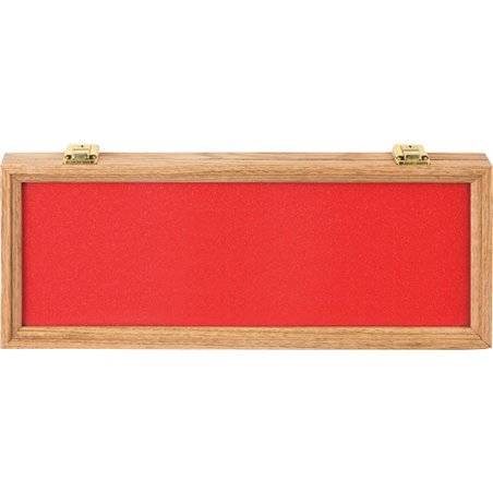 Oak And Glass Display Case