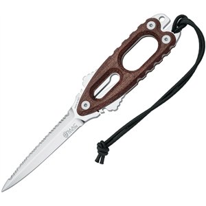 Gunster Dive Knife Brn Micarta