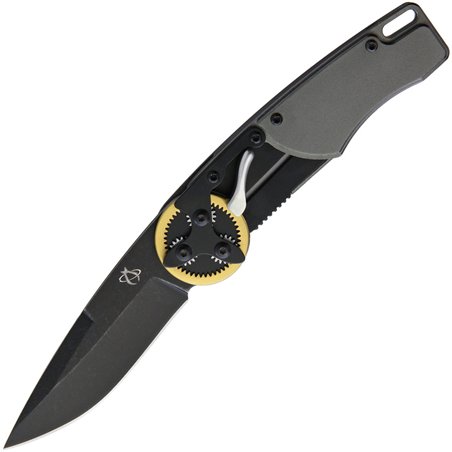 Gearhead Linerlock Brass DP