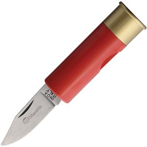 Shotgun Shell Knife Red