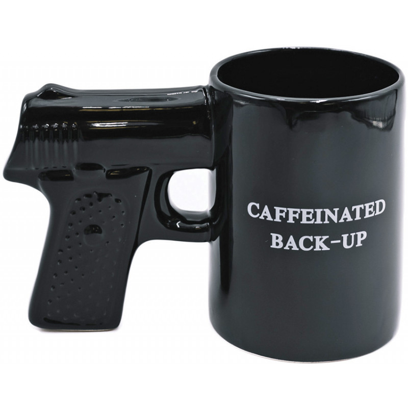 Gun Mug Black