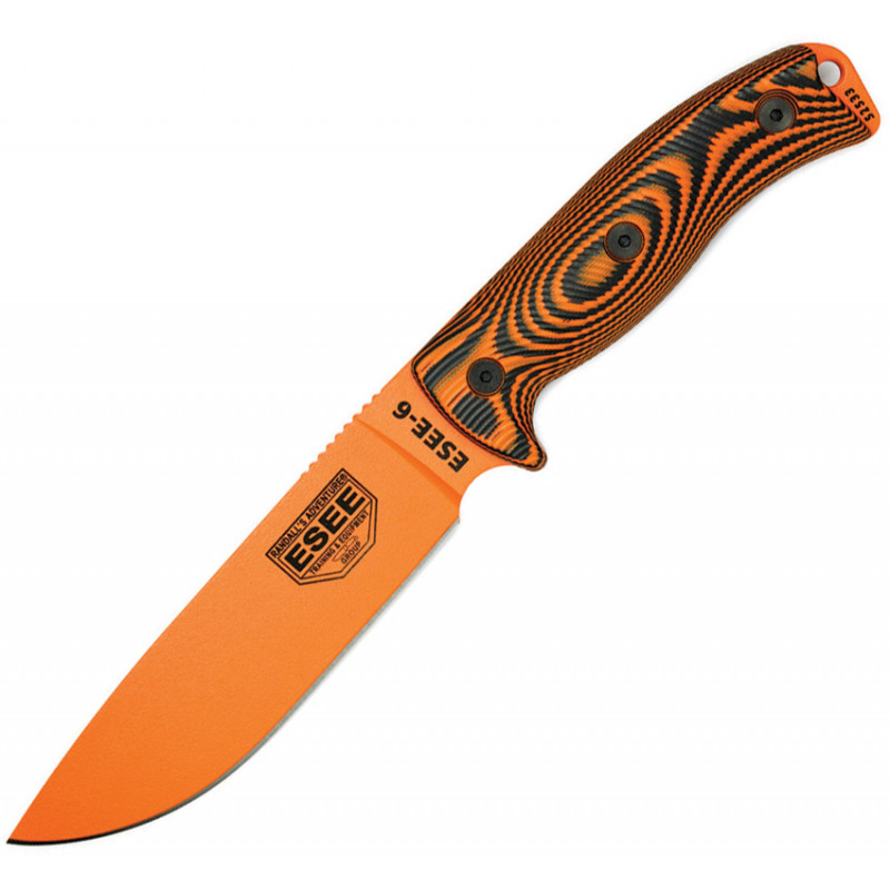 Model 6 Fixed Blade Orange