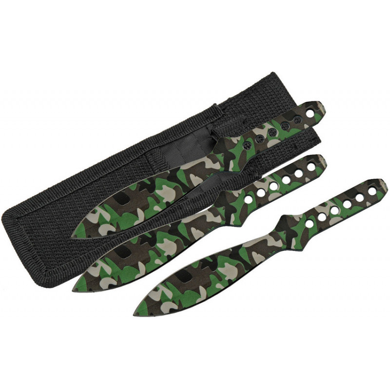 Throwing Knife Set Camo