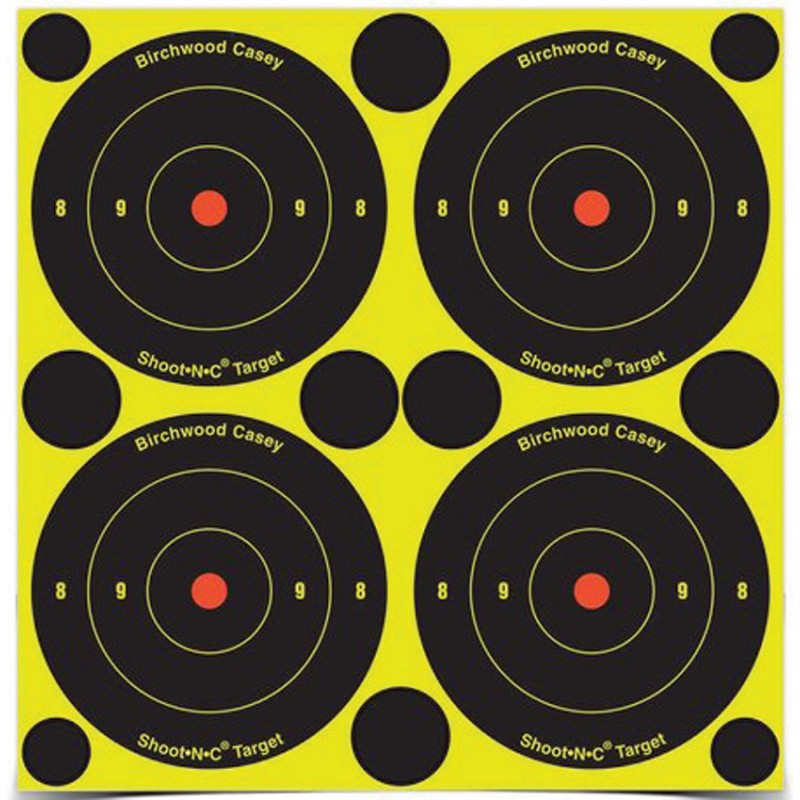 Shoot-NC 3in Bulls Eye Target