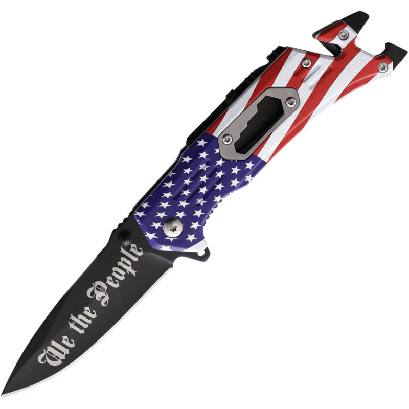 American Flag Linerlock A/O