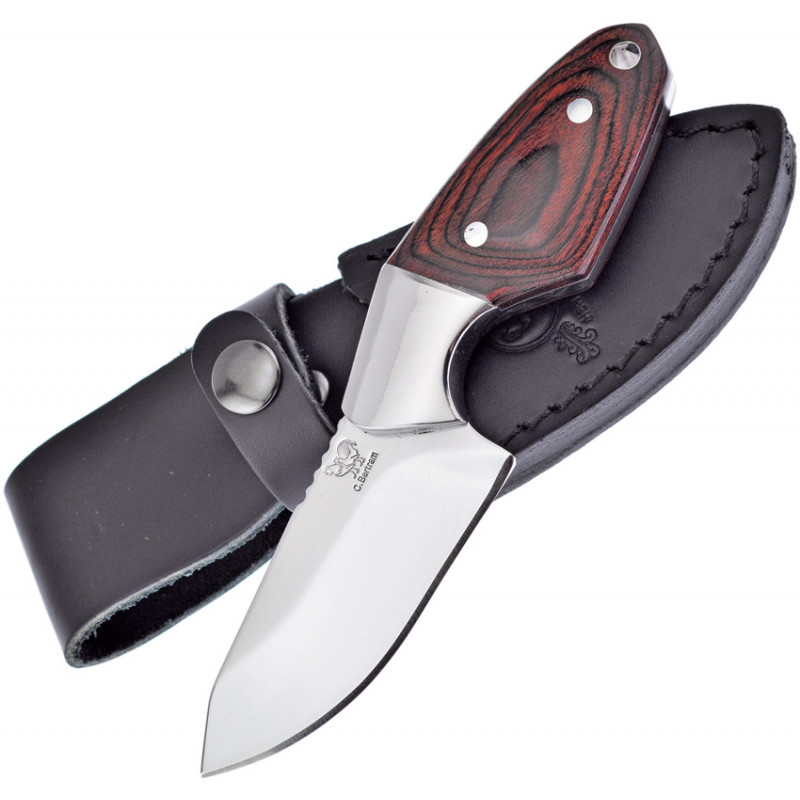 Fixed Blade Black Pakkawood