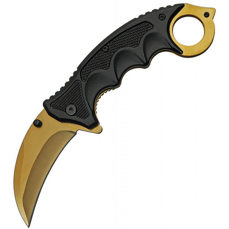 Gold Karambit Linerlock A/O