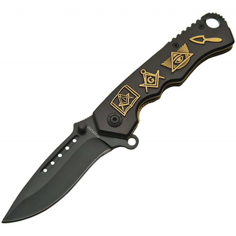 Folder Gold Mason Symbol A/O