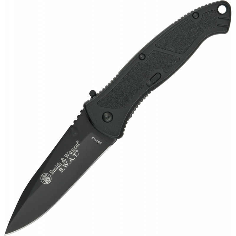 Large Black SWAT Linerlock A/O