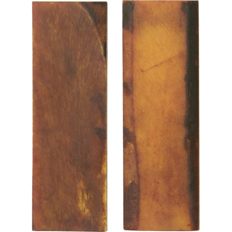 Knife Scales Amber Bone
