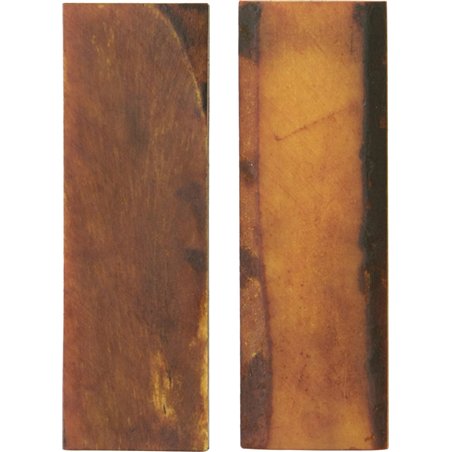 Knife Scales Amber Bone