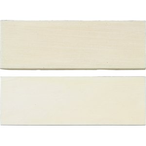 Knife Scales White Smooth Bone