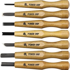 Power Grip Wood Chisel Set 7pc