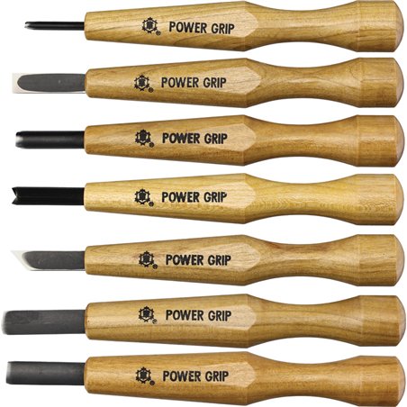 Power Grip Wood Chisel Set 7pc