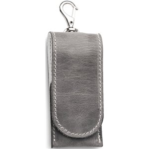Leather Tool Pouch Gray