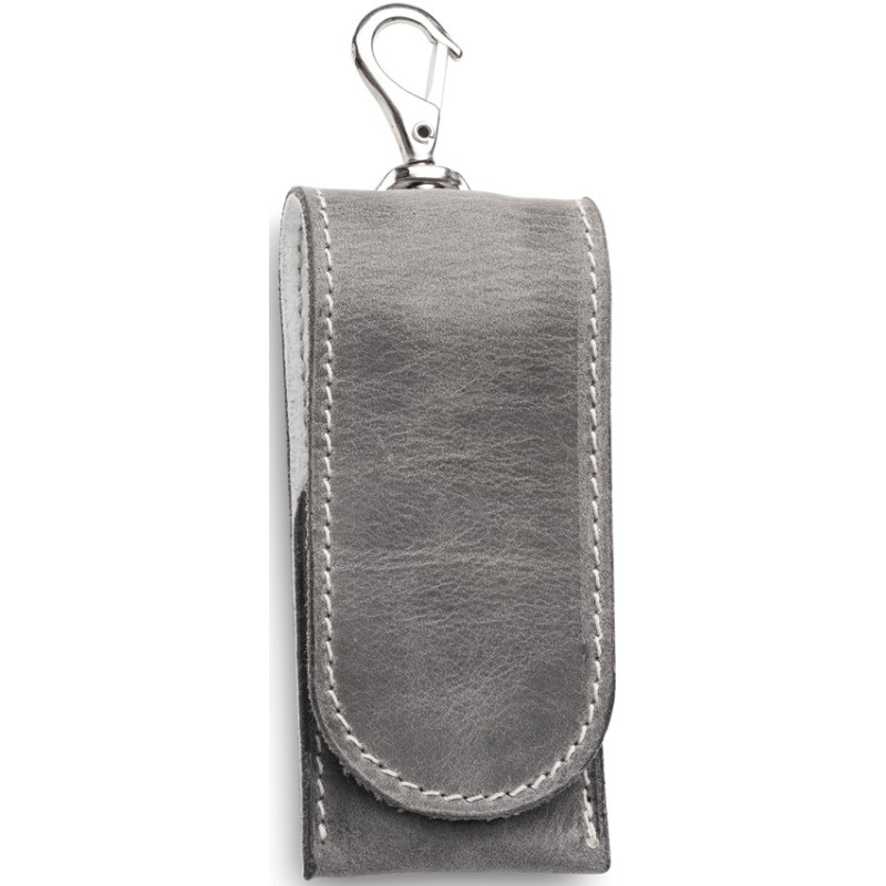 Leather Tool Pouch Gray