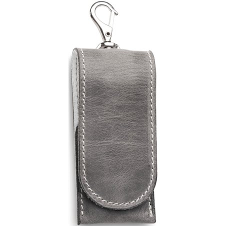 Leather Tool Pouch Gray