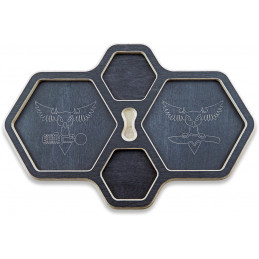 Tray Hex Black