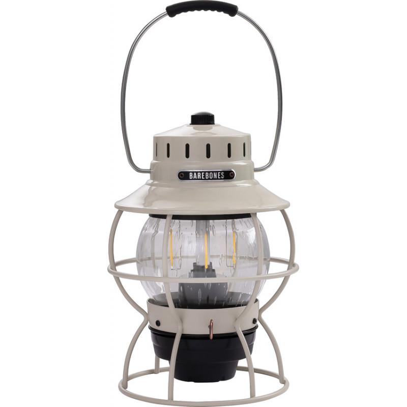 Railroad Lantern Vintage White