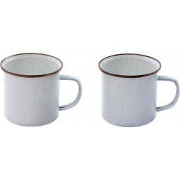 Enamel Cup Set Eggshell