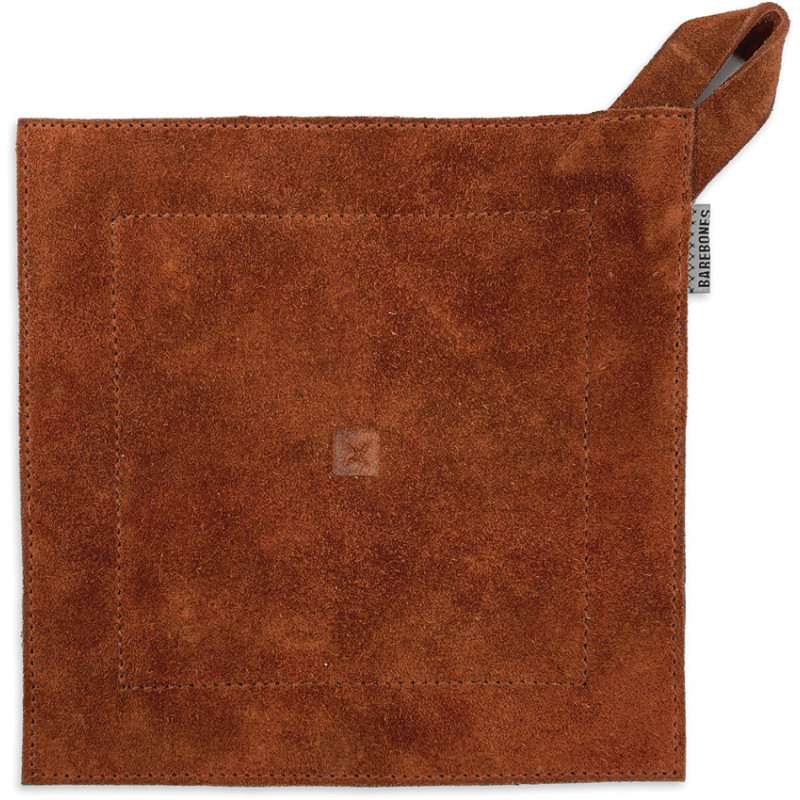 Hot Pad Brown Suede