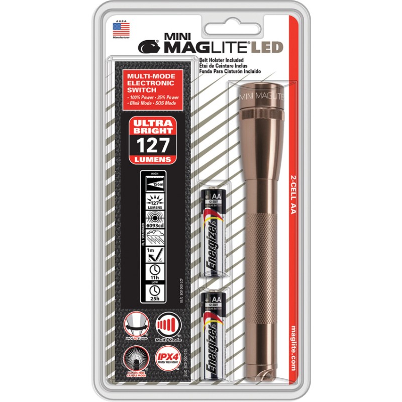 Mini Maglite LED 2AA Copper