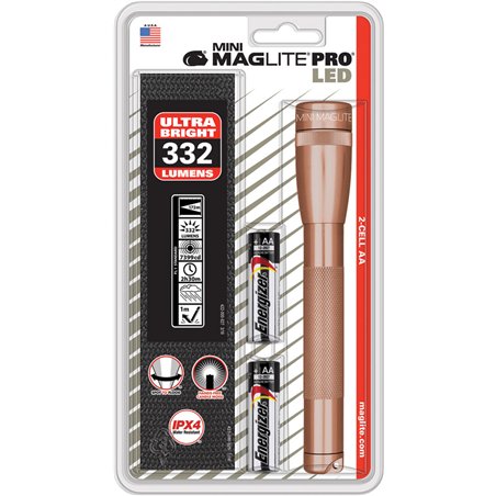 Mini Maglite LED 2AA Pro Rose