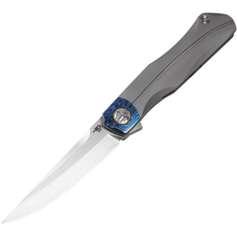 Thyra Framelock Gray Timascus