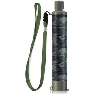 Water Filter Straw Camo