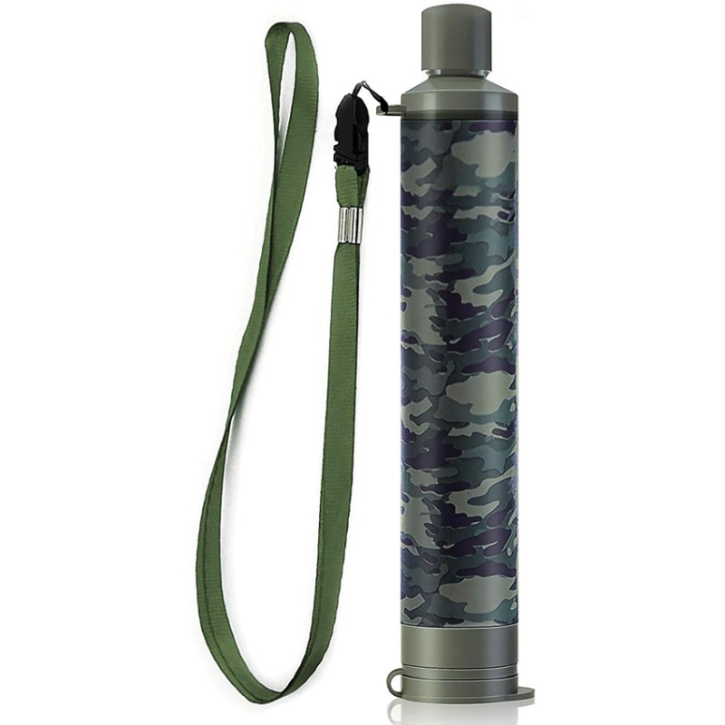 Water Filter Straw Camo