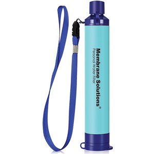 Water Filter Straw Blue