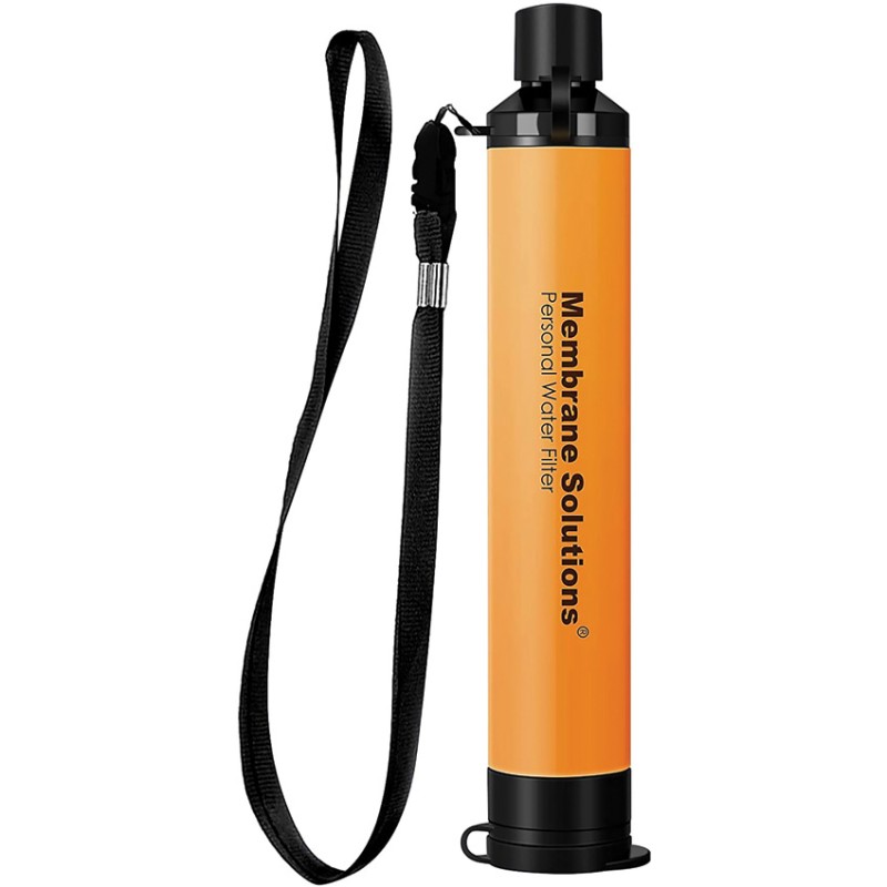 Water Filter Straw Orange