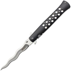 Linerlock A/O Black Wavy