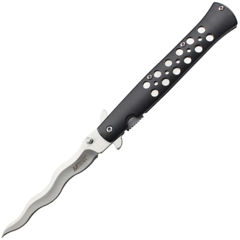 Linerlock A/O Black Wavy