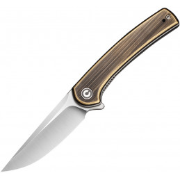 Mini Asticus Linerlock Brass