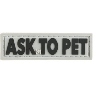 Ask To Pet Patch Tactical