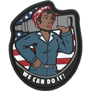 Riveting Rosie Patch Color