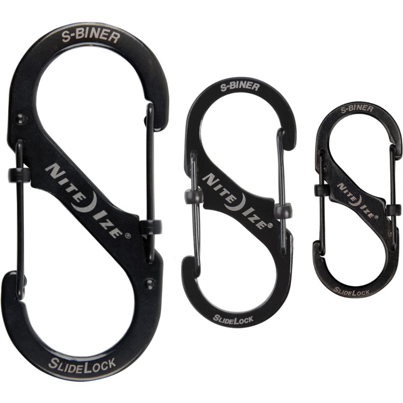 S-Biner Three Pack Black