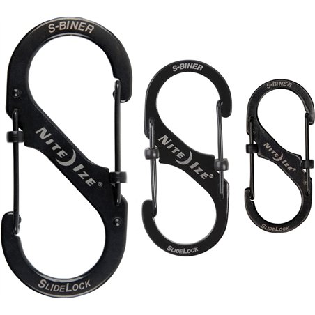 S-Biner Three Pack Black