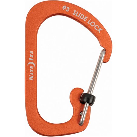 Carabiner SlideLock No3 Orange