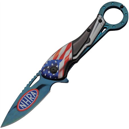 Flag Linerlock A/O Blue