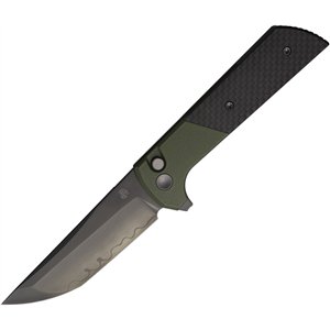 Chop 2 Buttonlock CF Green