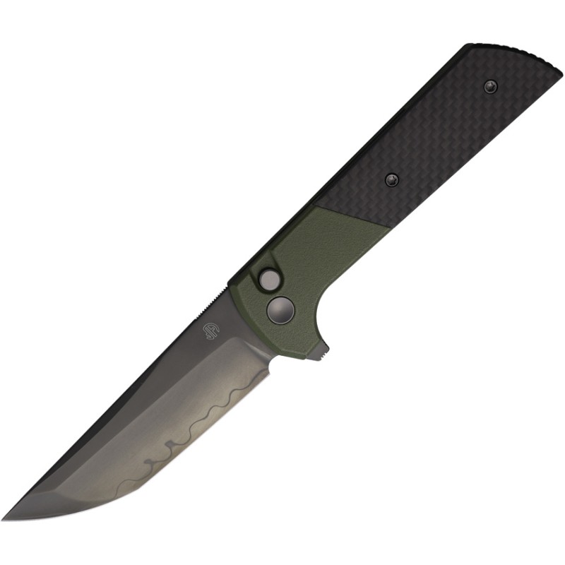 Chop 2 Buttonlock CF Green