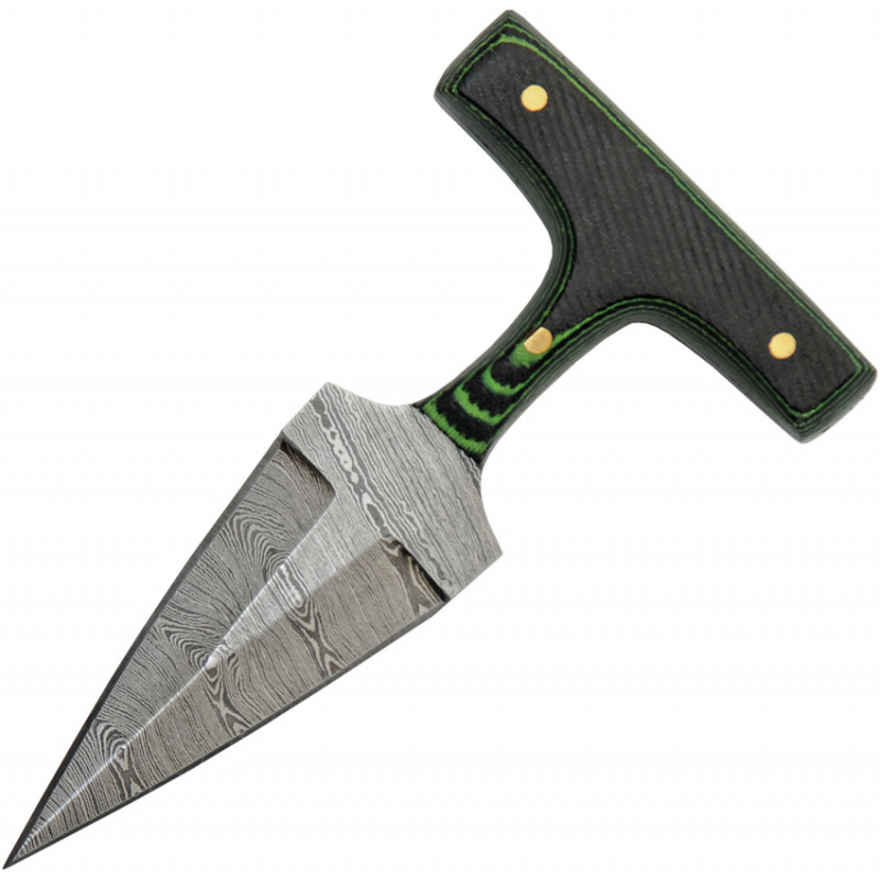 Push Dagger Micarta Green