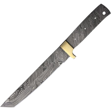 Tanto Knife Blade Damascus