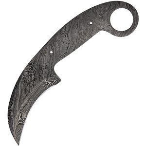 Karambit Knife Blade Damascus