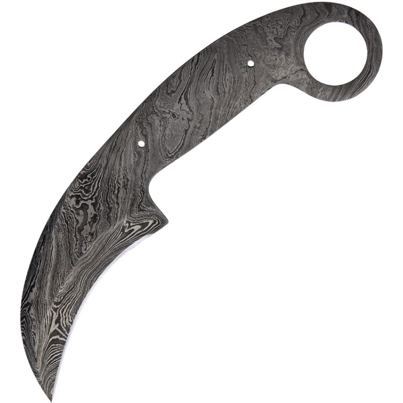 Karambit Knife Blade Damascus